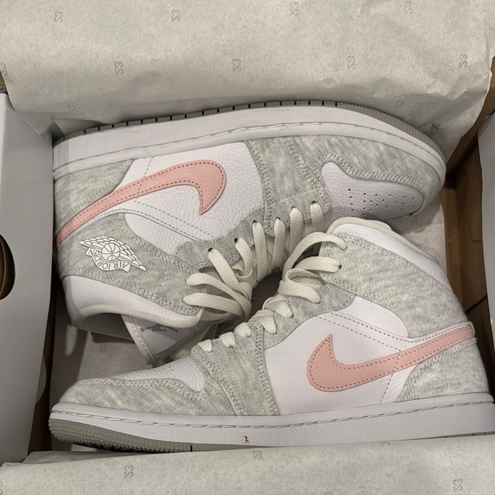 Jordan Mid Gray/Pink